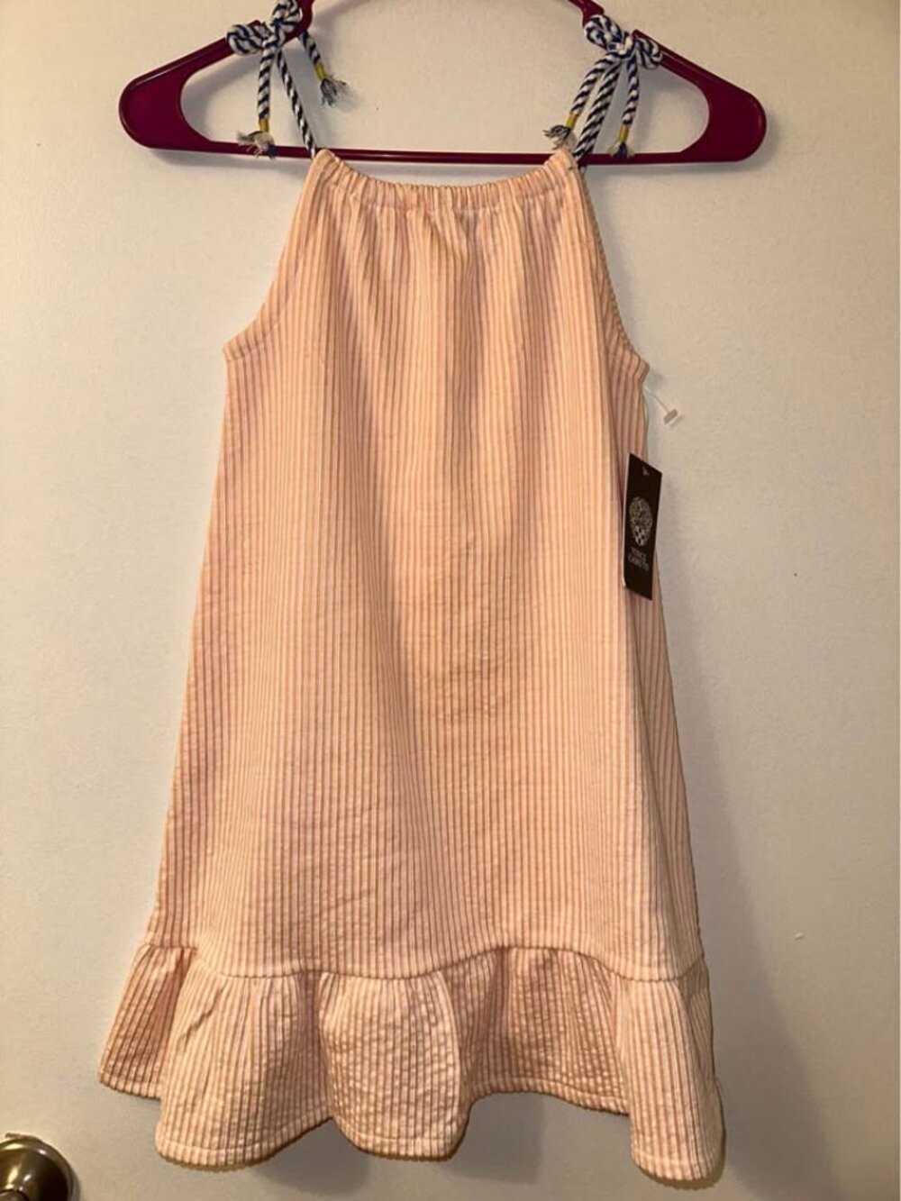 Vince Camuto Seersucker Dress Girls